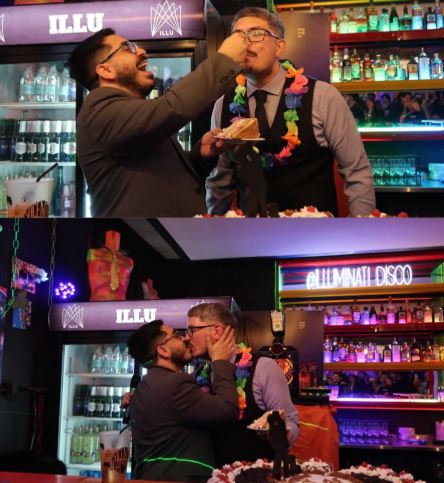 Un lunes, en invierno y con Dancing Queen de fondo: Camilo y Vicente se casaron en Illuminati