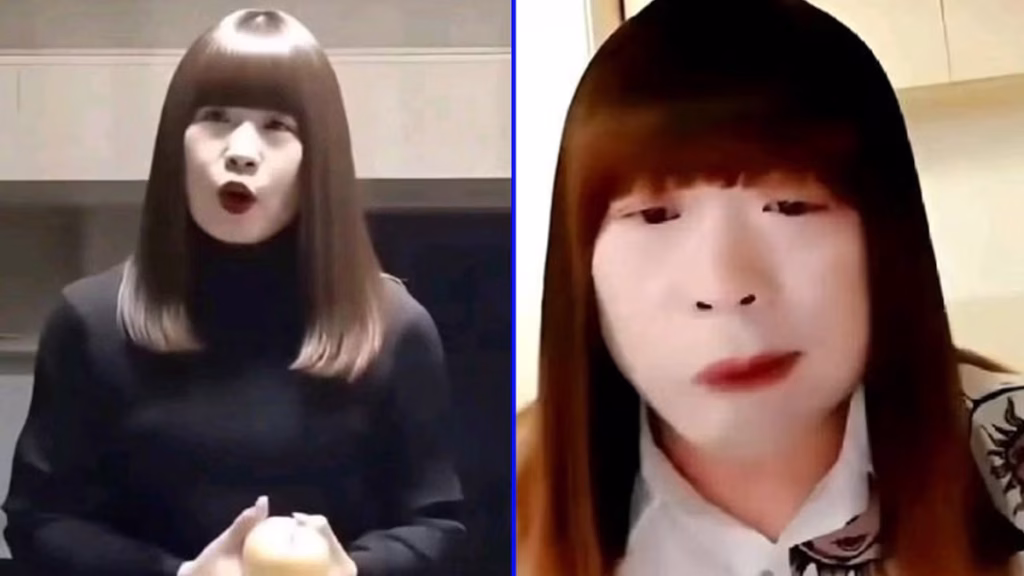Sister Hong, un hombre de Nanjing que se hacía pasar por mujer, grabó en secreto a decenas de hombres con los que concertaba citas sexuales, en uno de los escándalos más comentados del internet chino. Foto: Redes sociales